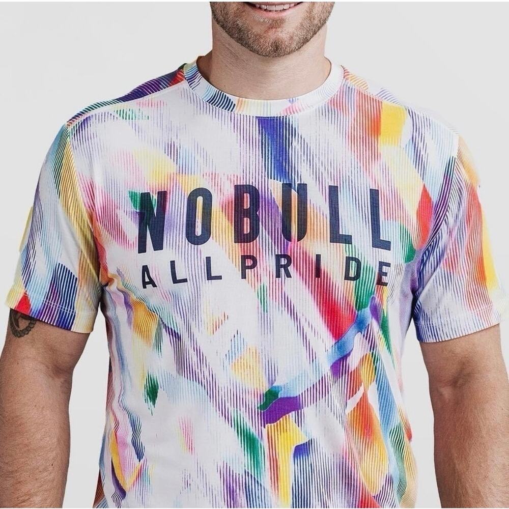 NWT NOBULL Men's Limited Edition Pride Moves All Pride Tee Size XL